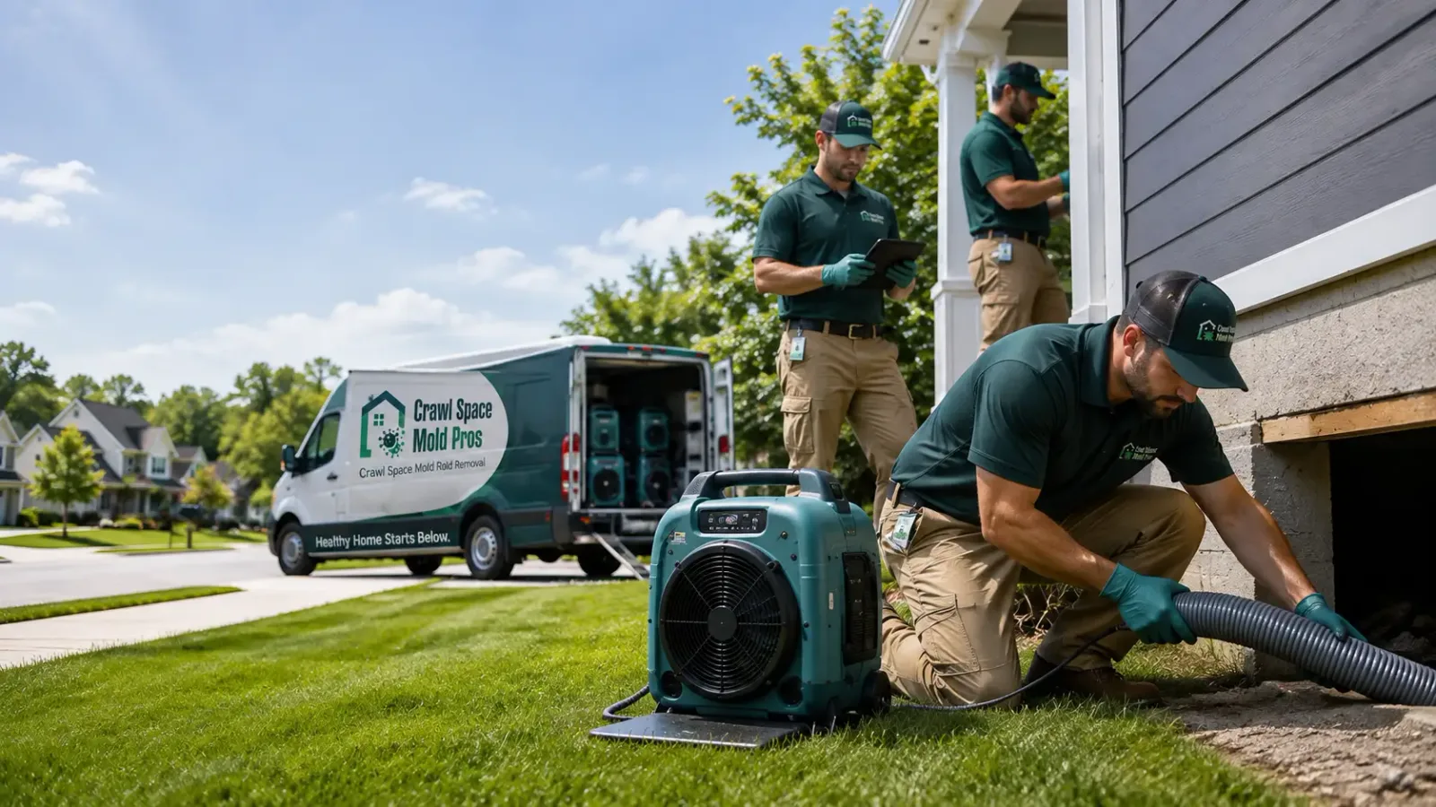 Crawl Space Mold Removal in Derby, KS